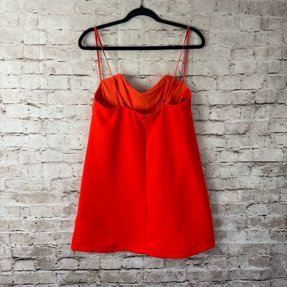 NWT Free People Women's Small Coral Orange Mila Mini Dress Sleeveless $148 New S - Picture 13 of 14